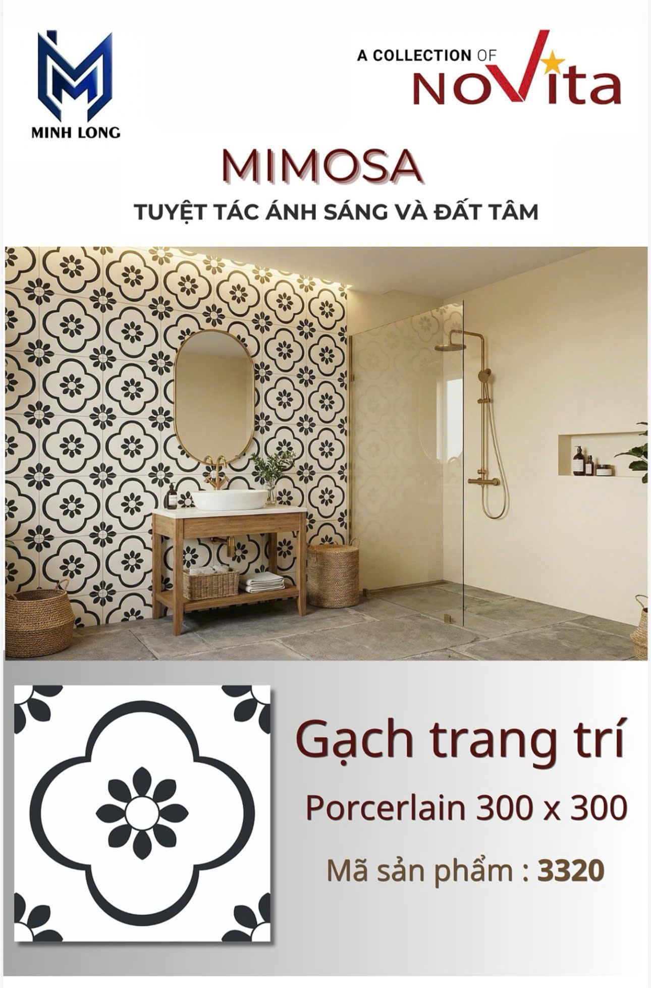 Gạch ốp lát tổng hợp 300X300